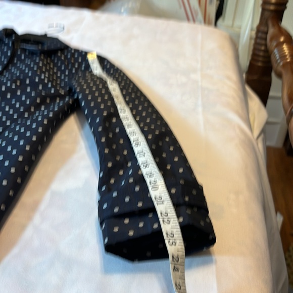 Talbots Navy Polkadot Rain Coat Jacket Size 4P Petite - Picture 15 of 16